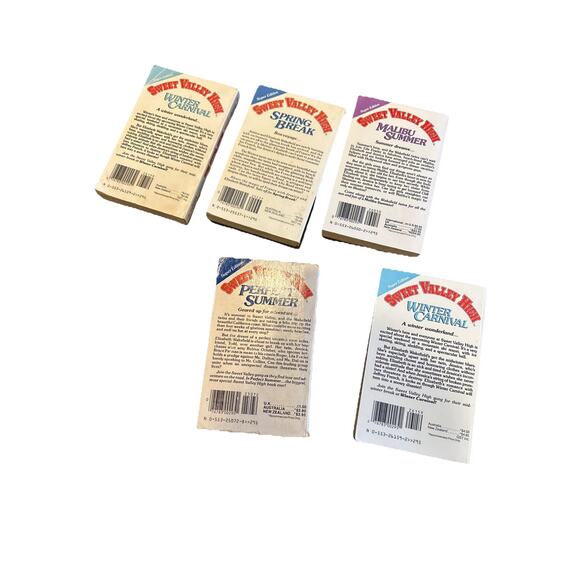 Partial Set Series Lot of 5 Sweet Valley High Super Editions Francine Pascal 80s - Picture 3 of 7